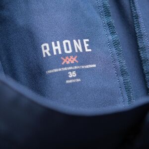 RHONE Commuter Five Pocket Pants Dark Blue Mens 35 Slim Fit Stretch EXCELLENT!